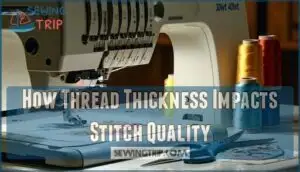 how thread thickness impacts stitch quality