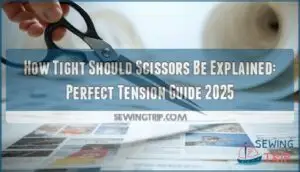 how tight should scissors be explained