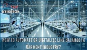 how to automate or digitalize line balance in garment industry