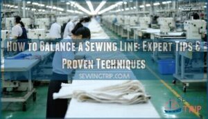 how to balance a sewing line
