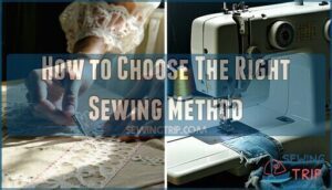 how to choose the right sewing method