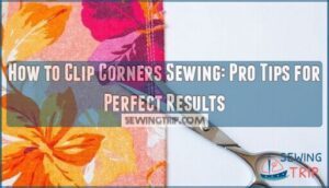 how to clip corners sewing