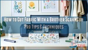 how to cut fabric with a brother scanncut
