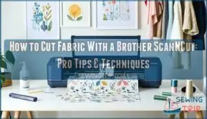 how to cut fabric with a brother scanncut