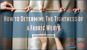 how to determine the tightness of a fabric weave