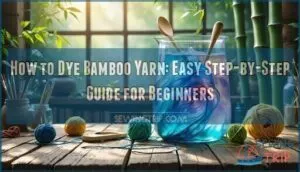 how to dye bamboo yarn