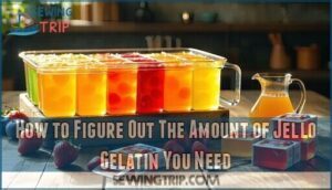 how to figure out the amount of jello gelatin you need