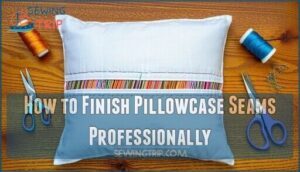 how to finish pillowcase seams professionally