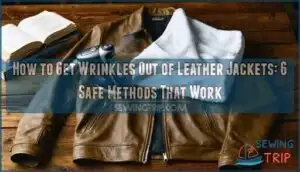 how to get wrinkles out of leather jackets