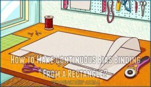 how to make continuous bias binding from a rectangle
