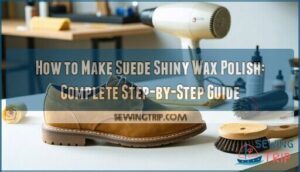 how to make suede shiny wax polish