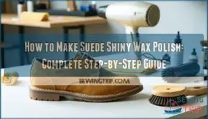 how to make suede shiny wax polish