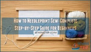how to needlepoint sew