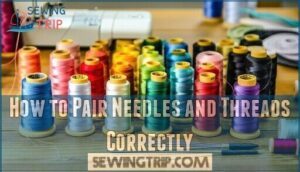 how to pair needles and threads correctly