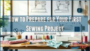 how to prepare for your first sewing project