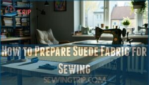 how to prepare suede fabric for sewing