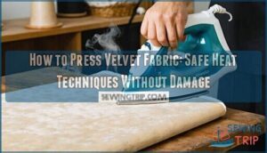 how to press velvet fabric