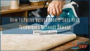 how to press velvet fabric