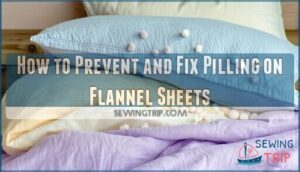 how to prevent and fix pilling on flannel sheets