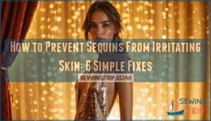 how to prevent sequins from irritating skin