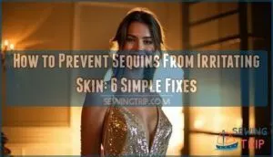 how to prevent sequins from irritating skin