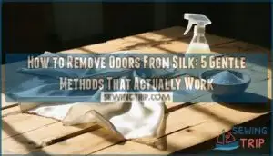 how to remove odors from silk