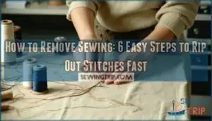 how to remove sewing