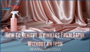 how to remove wrinkles from satin without an iron