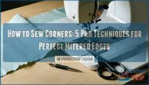 how to sew corners