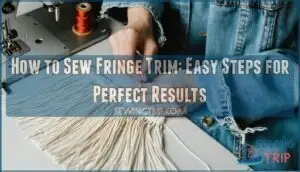 how to sew fringe trim
