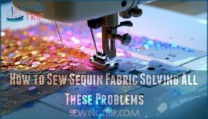 how to sew sequin fabric solving all these problems