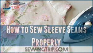 how to sew sleeve seams properly