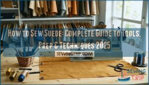 how to sew suede