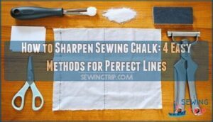 how to sharpen sewing chalk