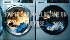 how to shrink elastane on purpose