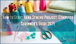 how to start hand sewing project