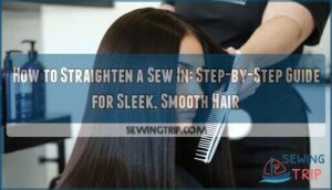 how to straighten a sew in