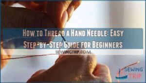 how to thread a hand needle how to thread a hand needle