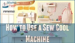 how to use a sew cool machine