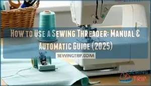 how to use a sewing threader