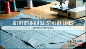 identifying adjustment lines identifying adjustment lines