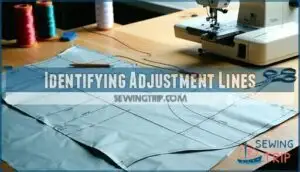 identifying adjustment lines