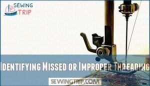 identifying missed or improper threading