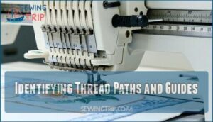 identifying thread paths and guides