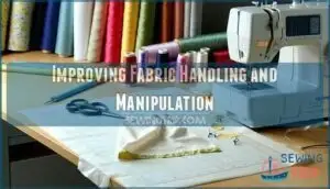 improving fabric handling and manipulation