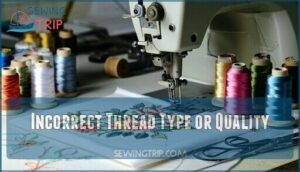 incorrect thread type or quality