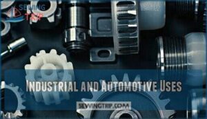 industrial and automotive uses