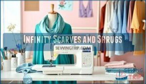 infinity scarves and shrugs