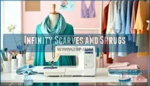 infinity scarves and shrugs