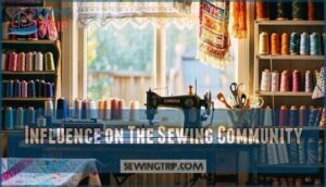 influence on the sewing community